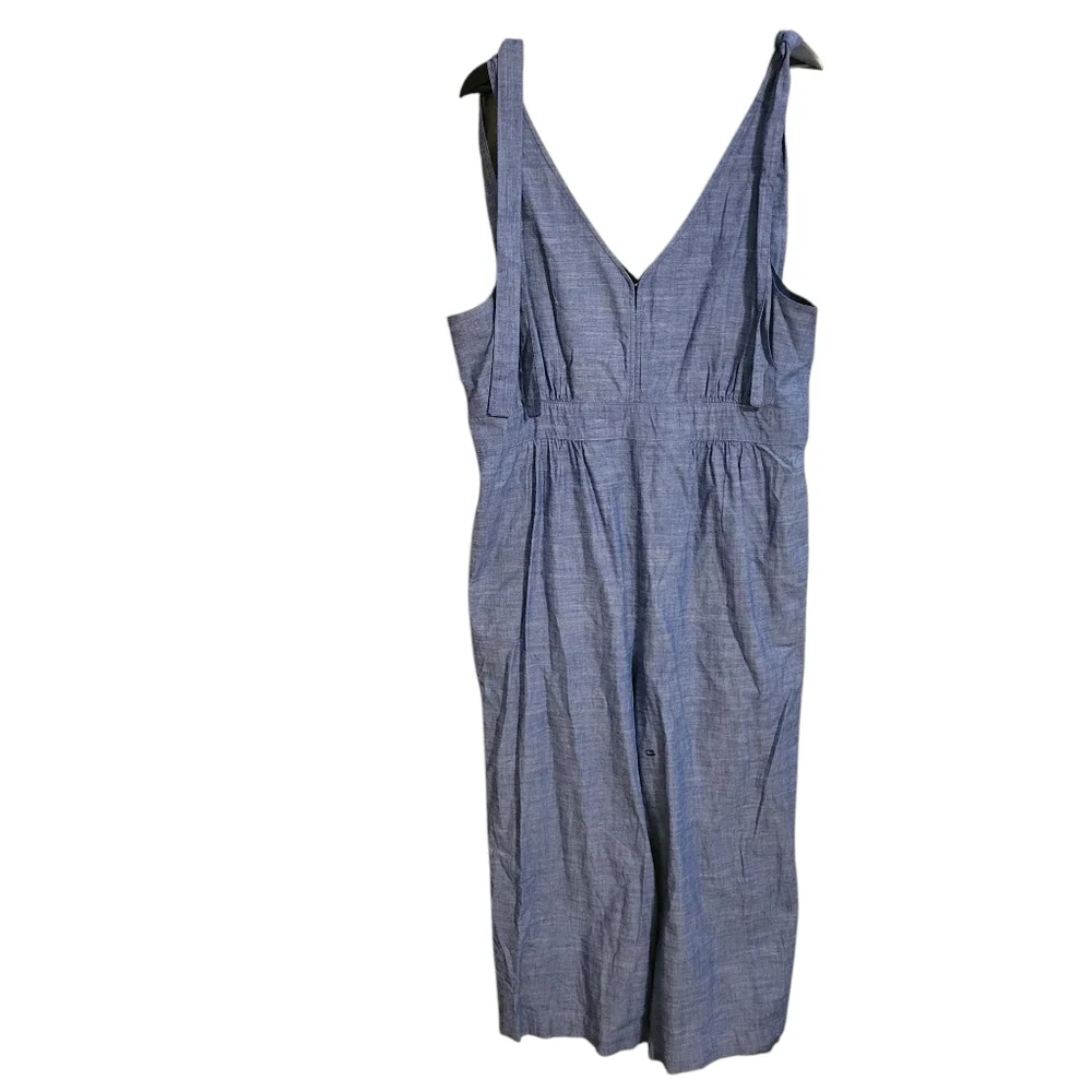 Hope & Henry Blue Sleeveless Jumpsuit